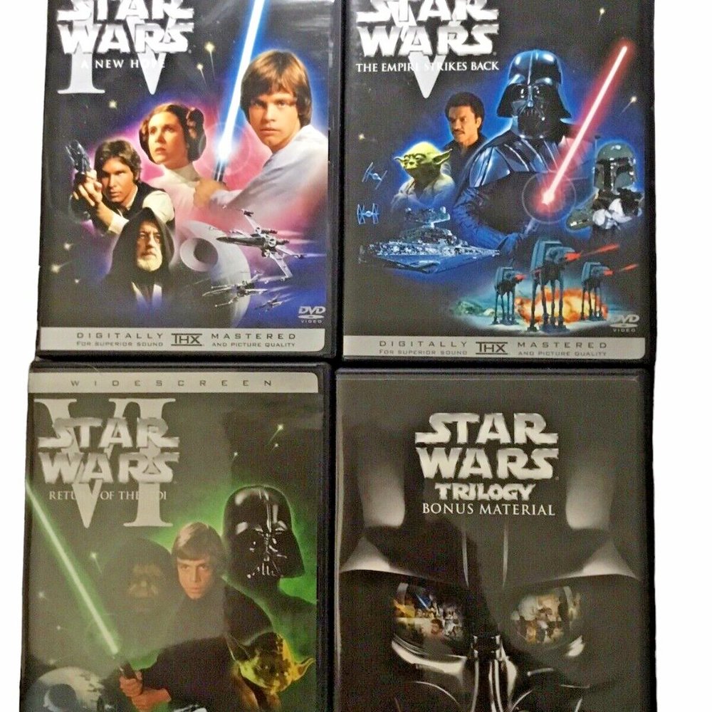 Star Wars Trilogy DVD Box 4-Disc Set, Widescreen Edition Digitally Master